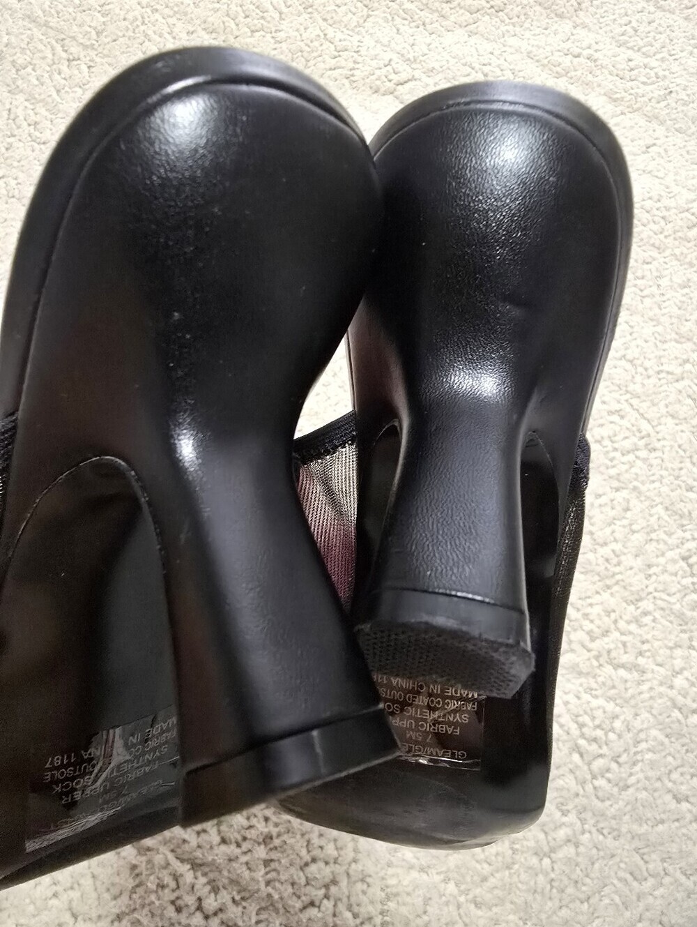 Steve Madden Black Mesh Sandals - Picture 3 of 4